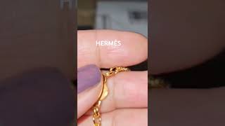 HERMÈS necklace i bought at T.com bags #wilmiltv #Short #shorts