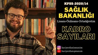 SAĞLIK BAKANLIĞI KADRO SAYILARI (2020/14 ATAMASI) | Hangi Mesleğe Kaç Kadro Verildi?