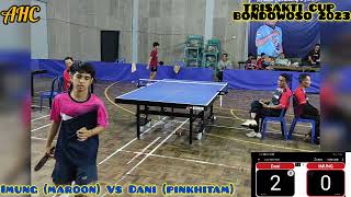 Imung (Blitar) Vs Dani (TriSakti Bwoso). {Semi KU19 Pa} Tri Sakti Cup 2023, Bondowoso