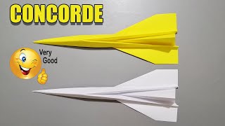 How To Make New Plane - CONCORDE | Paper Airplane Tutorial