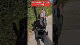 My mother in law on duty #trending #funny #comedy #walkthrough #youtubeshorts #viralvideo