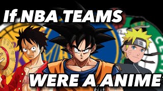 Giving NBA Playoff Teams a Anime Comparison!