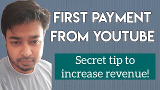 First Payment From Youtube | One Year Journey on Youtube | how to increase revenue ?