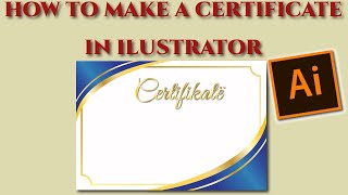 Si të bëjmë një certifikatë në Ilustrator.