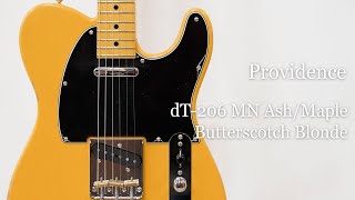 White Guitars - Providence / dT-206 MN Ash/Maple - Butterscotch Blonde