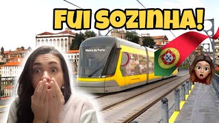 Andando sozinha de metrô pela primeira vez em Portugal 🇵🇹