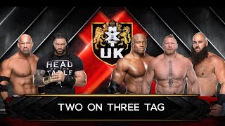 Handicap Match | Two on Three Tag | WWE NXT UK