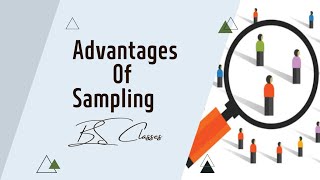 advantages of sampling|Statistics lectures#4|Urdu/Hindi