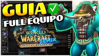 💡GUIA de Como EQUIPARSE FULL en WoW Remix! Raros, Epicos | Anillos y Abalorios✅ #wowremix