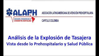 ANALISIS DE LA EXPLOSION DE TASAJERA