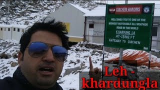 Leh ladakh bike trip | khardungla pass | border Road to China | Jksikri vlogs