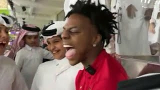 IShowSpeed fake laughing with arabic kids