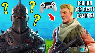 Ich teste PS4 CONTROLLER LOBBYS in Fortnite! (NOOB CAMPT wie ein PROFI)