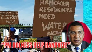 Lucea Residents Protest Water Woes: Demand Andrew Holness' Intervention