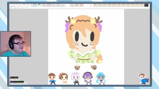 Making a GenevieveTaker animated emote! | Art stream