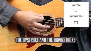 The Upstroke and the Downstroke - Beginning Guitar Course