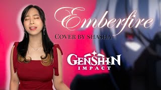 ｢ Emberfire ｣ Arlecchino Animation • GENSHIN IMPACT • Cover by Shasha Musiq