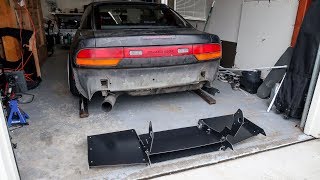 240SX Gets A ROCKET BUNNY DIFFUSER!!!