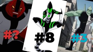 ranking ben 10   best alien transformation  | top 09  | ben 10 classic | @comicsbolt