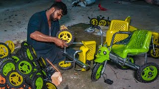 Amazing Process of Making Kids Cycle | Handmade Manufacturing Process of Baby Tricycle