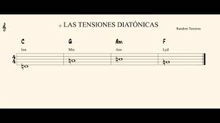 COMPOSICIÓN MUSICAL. LAS TENSIONES DIATÓNICAS.