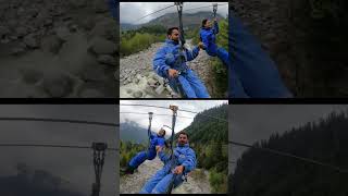 Ziplining 💙 #trending #tiktok #viral #video #reels #youtubeshorts #couple #subscribe #short #shorts