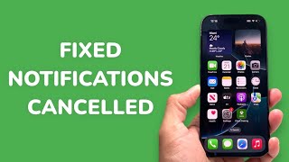 How To Fix iPhone Stuck on Notification Canceled