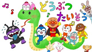 【どうぶつたいそう】いっしょに踊ろう♪アンパンマンと人気の歌　幼稚園　こども園