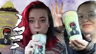 We Tried The Spirit Halloween Spooky Slush From Kung Fu Tea