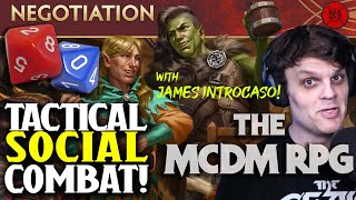 TACTICAL Social Combat? MCDM's Draw Steel Negotiation System EXPLAINED with James Introcaso! (FIXED)