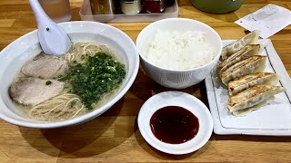 やっぱりラーメンと餃子と白飯はいい組み合わせ