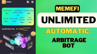 UNLIMITED CRYPTO AND DOLLAR ARBITRAGE WITH MEMEFI | AUTOMATIC ARBITRAGE BOT MAKE 18% PROFIT