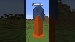 Tower At Different Times 🤯 #minecraft #shorts