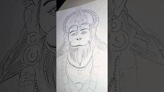 PART :- 1 Coming Soon Hanumanji Drawing with pencil 😍 #hanumanji #viral #shorts #dailyshorts #art