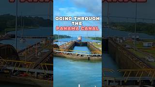 ~40 ships pass through the Panama Canal per day. This is what it looks like #panamacanal