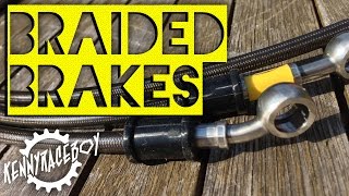 How To: Braided Brakes & New Rotor - KLR650