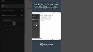 How to Deploy an Application with Application Manager #shorts