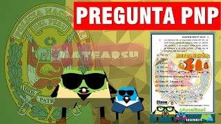 👮‍♂️✅PREGUNTA 02 - EXAMEN EESTP 2019 - I👨‍🏫 POLICÍA NACIONAL DEL PERÚ - PNP📝🧠