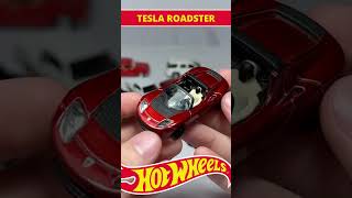 Hot Wheels Tesla roadster быстрый обзор машинки с космонавтом