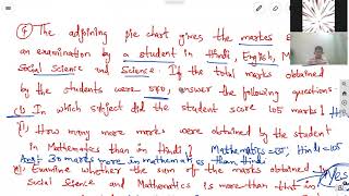 #CBSE 8TH MATHS#DATA HANDLING#Exercise -5.2#Problem-4,5 on pie chart with central angle-class8