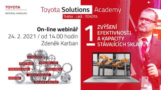 Webinář: Zvýšení efektivnosti a kapacity stávajících skladů