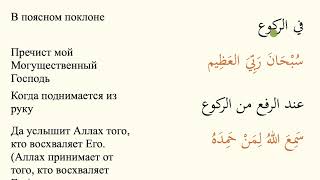 Понимание Намаза №5 | В поясном поклоне