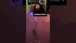 I'll let him get out of there... | emberchert on #Twitch