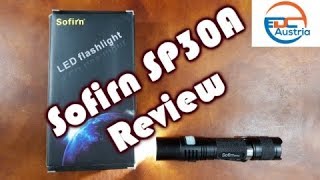 Sofirn SP30A Flashlight Review - High Quality with 1100 Lumens!