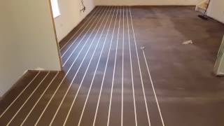 Atlanta Concrete Wood Floors-Tape Layout