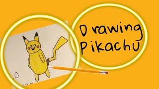 Drawing pikachu (time lapse)