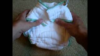 Green Mountain Diapers Cloth-eez Workhorse Fitted - Review & Demo