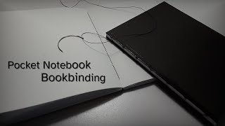 Pocket Notebook Bookbinding Timelapse