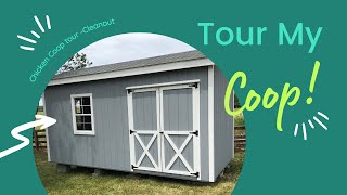 Tour My Chicken Coop and Spring Coop Cleanout - Deep Litter Method