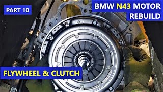 Install DUAL MASS FLYWHEEL & CLUTCH PLATE - PART 10 - REBUILD BMW N43 Motor